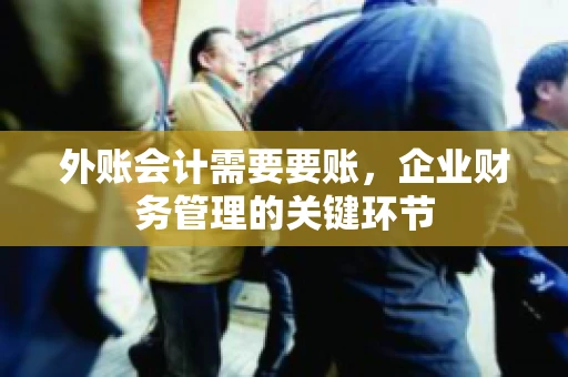外账会计需要要账,企业财务管理的关键环节 外账会计需要要账,企业财务管理的关键环节