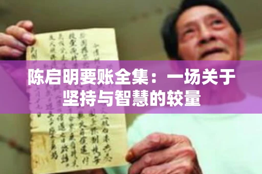 陈启明要账全集：一场关于坚持与智慧的较量