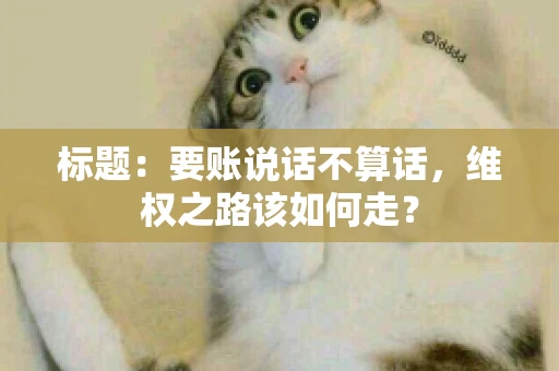 标题：要账说话不算话，维权之路该如何走？