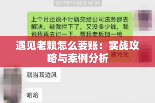 遇见老赖怎么要账：实战攻略与案例分析